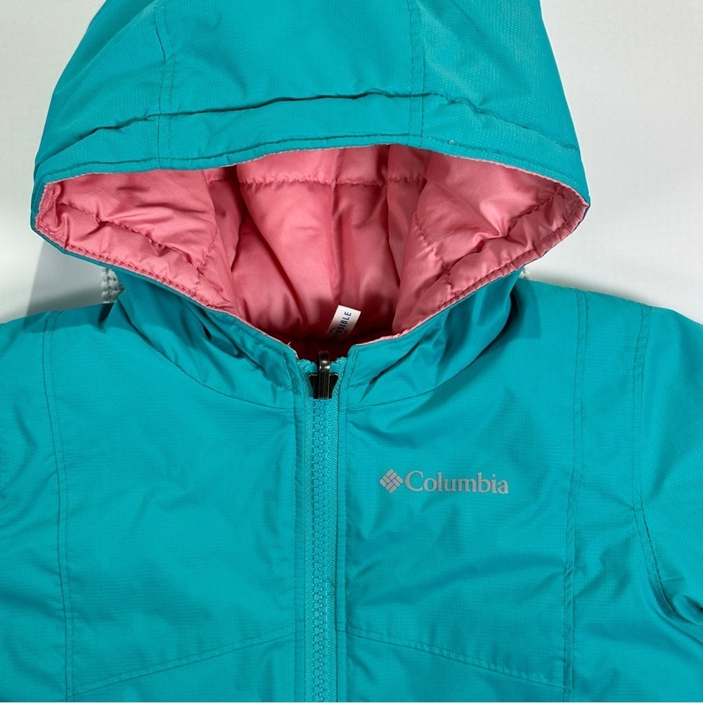Columbia toddler winter jacket insulated reversible hooded 18–24M - Picture 4 of 13